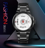 Skmei 1699 Watch For Men - Black White - Image 4