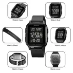 Skmei 1858 Watch For Men - Full Black - Image 3