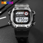 Skmei 2126 For Men - Silver Black - Image 2