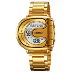 Skmei 2298 Metal Sports Watch For Men - Full Golden