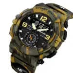 Skmei 2341 Sport Wach For Men - Black Green Yello