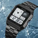 Skmei 2353 Watch For Men - Black White - Image 3