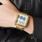 Skmei 2299 Watch For Men - Full Golden - Image 4