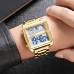 Skmei 2299 Watch For Men - Full Golden - Image 5