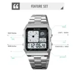 Skmei 2353 Watch For Men - Silver - Image 2