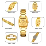 Skmei 2578 Watch For Women - Full Golden - Image 2