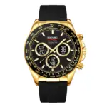 Skmei 2588 Watch For Men - Golden Black
