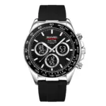 Skmei 2588 Watch For Men - Silver Black