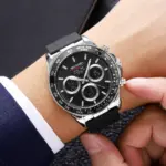 Skmei 2588 Watch For Men - Silver Black - Image 2