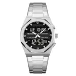 Skmei 2624 Watch for men- Silver Black