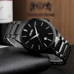 CURREN 9140 Watch For Men - Full Black - Image 2
