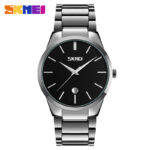 CURREN 9140 Watch For Men - Silver Black