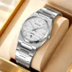 Skmei 9382 Watch For Men - Silver - Image 3