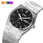Skmei 9288 Watch For Men - Silver Black - Image 3