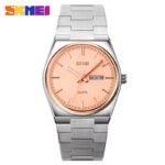 Skmei 9288 Watch For Men - Silver And Full Rose