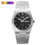 Skmei 9288 Watch For Men - Silver Black