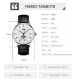 Skmei 9308 Watch For Men - Black White - Image 2