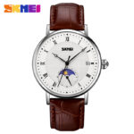 Skmei 9308 Watch For Men - Brown White