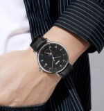 Skmei 9308 Watch For Men - Full Black - Image 3