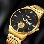 Skmei 9309 Watch For Men - Golden Black Dial - Image 4
