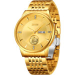 Skmei 9309 Watch For Men - Full Golden