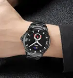 Skmei 9326 Watch For Men - Full Black - Image 2
