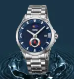Skmei 9326 Watch For Men - Silver Blue - Image 2