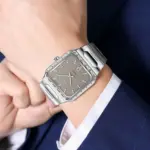 Skmei 9383 Watch For Men - Silver Gray - Image 2