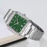 Skmei 9383 Watch For Men - Silver Green - Image 2