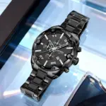 Skmei 9387 Watch For Men - Full Black - Image 3