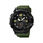 Skmei 1637 Military Watch For Men-Green Black