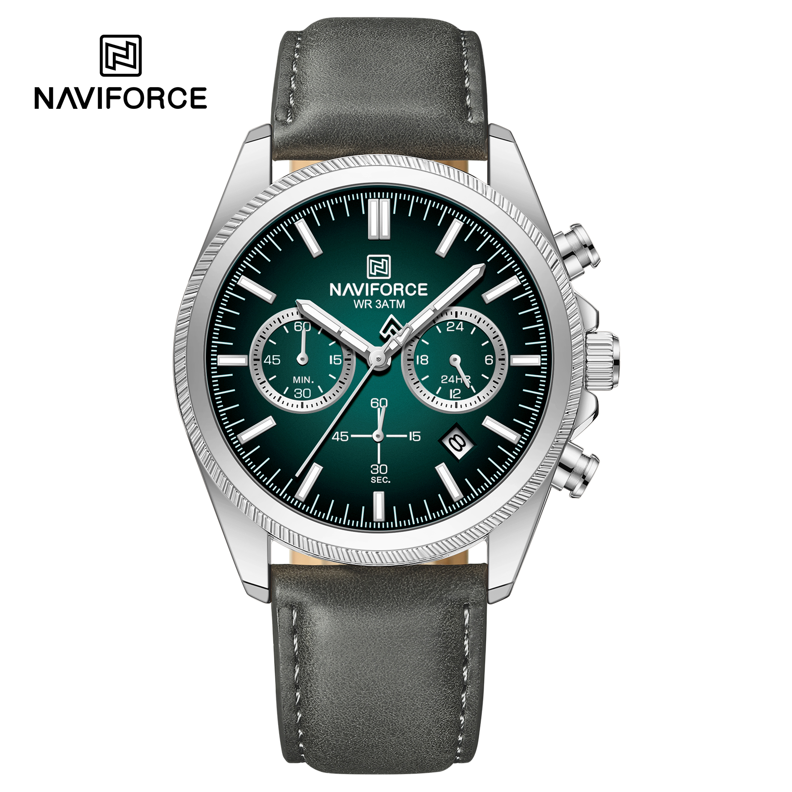 WhatsApp-Image-2026-07-03-at-11.18.58-PM-1.jpeg Naviforce 8082 Watch For Men - Gray Green - Image 1