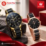 OLEVS 7004 & 5877 Ceramic Watch Couple - Image 2