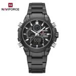 Naviforce 9278 Watch For Men - Black White