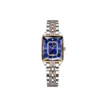 Poedagar785 Orginal Watch For Woman - Golden Silver and Blue - Image 2