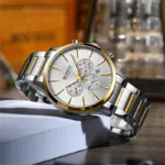 Curren 8435 Orginal Watch For Watch-Golden White - Image 2