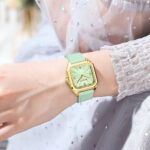 CURREN 9113 Watch For Women-Golden Mint - Image 2