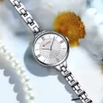 Curren 9097 For Women-Full Silver - Image 2