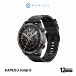 Haylou Solar 5 BT Calling Smart Watch - Black - Image 2