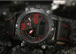 Naviforce 9095 Watch For Men - Black Red - Image 2