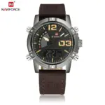 Naviforce 9095 Watch For Men – Coffee
