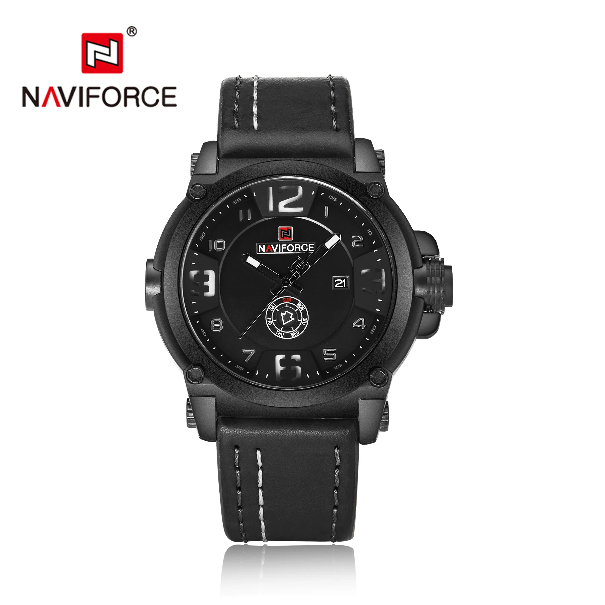 naviforce-9099-watch.webp Naviforce 9099 Watch For Men - Black - Image 1