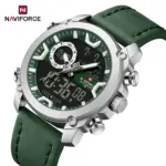 Naviforce 9261 Watch For Men-Green