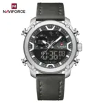 Naviforce 9261 Watch For Men-Silver Gray - Image 3