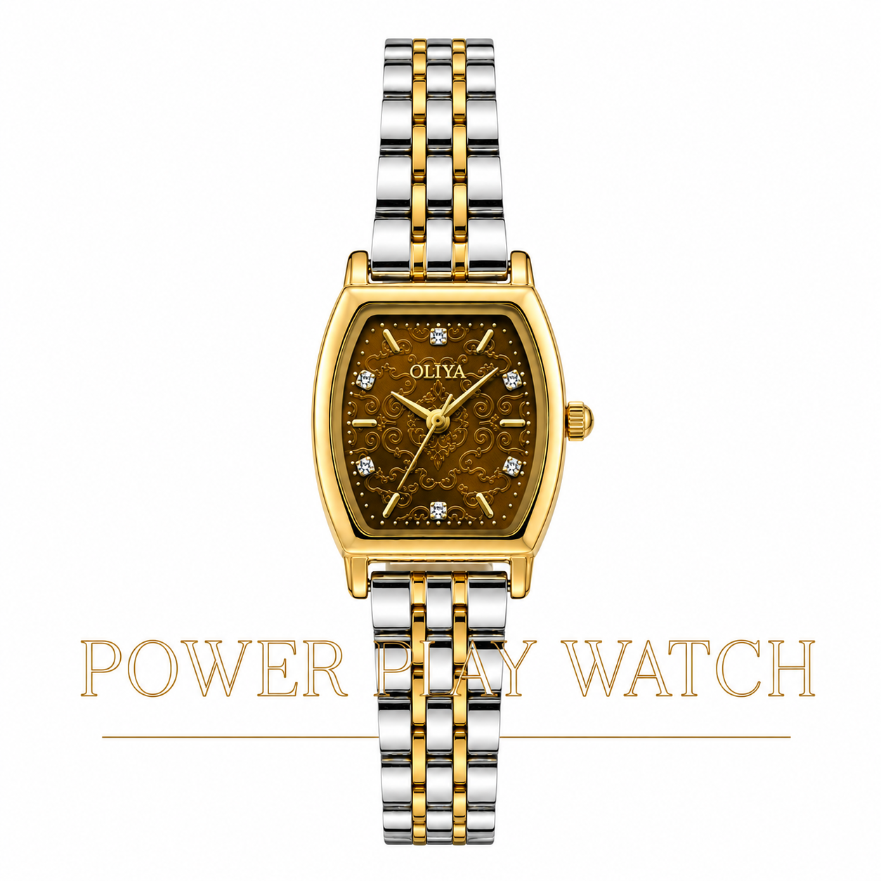 oliya-2001-brown.png Oliya 2001 Watch For Woman - Brown - Image 1