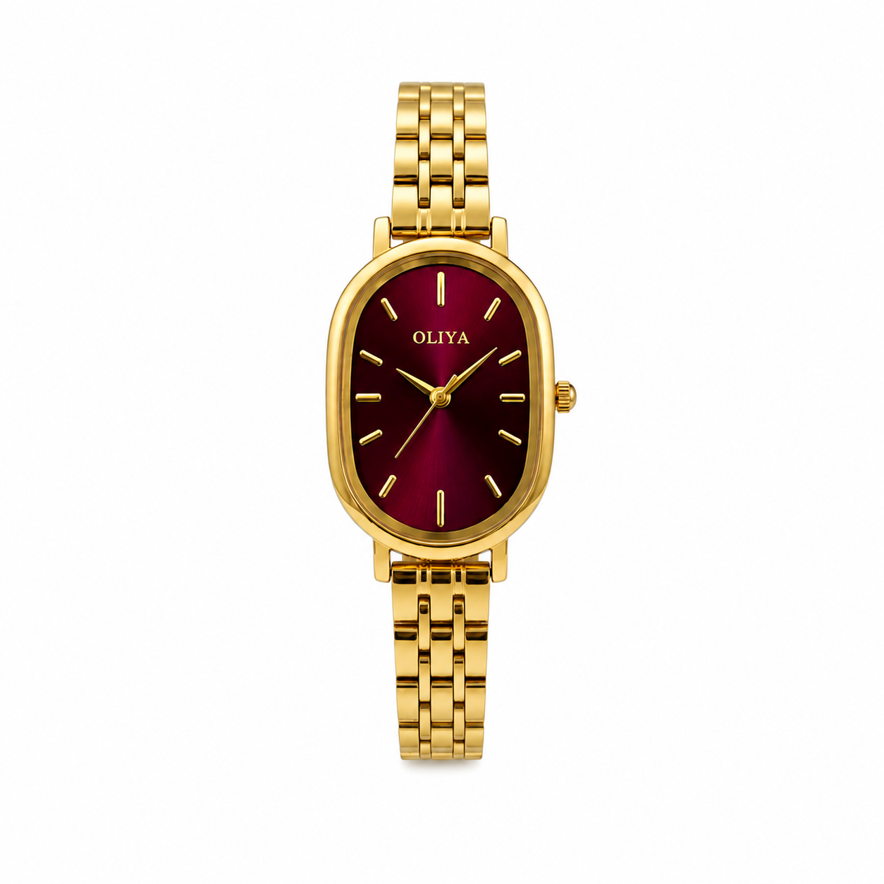 oliya-watch-golden-purple.png OLIYA 2034 Watch For Women - Golden Purple - Image 1