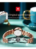 Olevs 5536 Watch For Woman–Full Rose Gold - Image 6