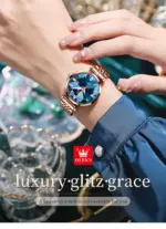 Olevs 5536 Watch For Woman–Blue - Image 2