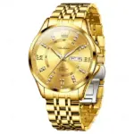 Olevs 3620 Watch For Couple –Full Golden - Image 2