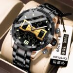 Poedagar 103 Watch For Men - Rose Black